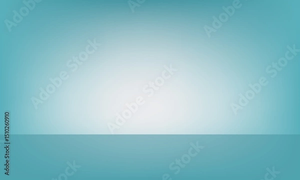 Fototapeta abstract blue background with light product display