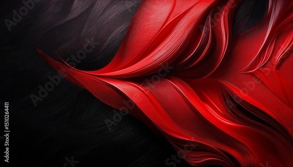 Obraz red silk background