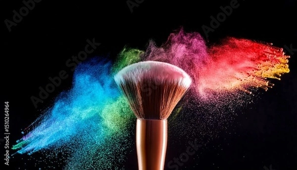 Obraz make up brush