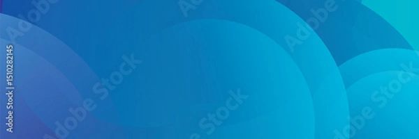 Fototapeta Abstract blue wave background.  Suit for business, institution, conference, party, Vector illustration, eps10.