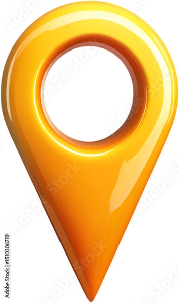 Fototapeta Map Pointer Icons PNG – Location Markers Set on Transparent Background for Navigation, Travel Apps, GPS Interfaces, Digital Maps, and UI/UX Design Projects