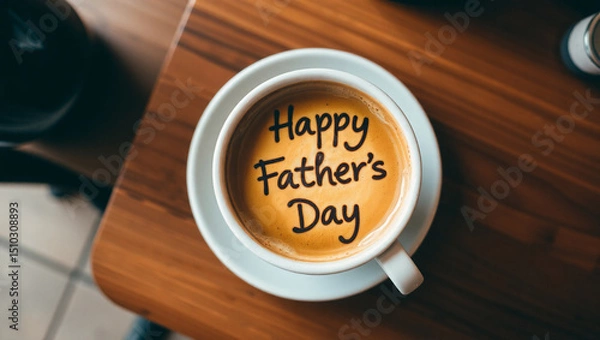 Obraz Happy Father's Day Coffee A Warm and Loving Tribute