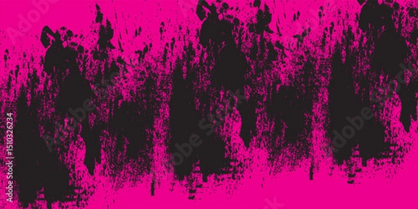 Fototapeta abstract red background with black grunge background texture in modern art design layout, pink burgundy background in elegant vintage background faded color, red paper texture grungy horror
