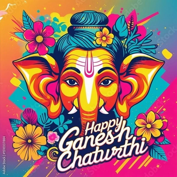 Fototapeta Viral Happy Ganesh Chaturthi Social Media Post Templates | Free FB/IG/WhatsApp Status, Story, Reel Designs for Ganpati Bappa