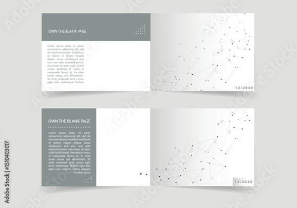 Fototapeta Connection lines and dots