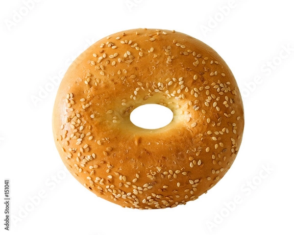 Obraz bajgiel z sezamem