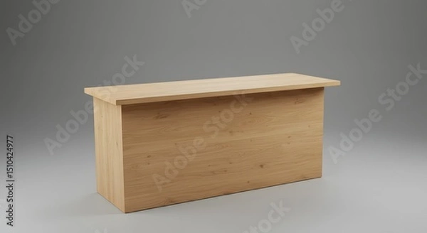 Fototapeta empty wooden box