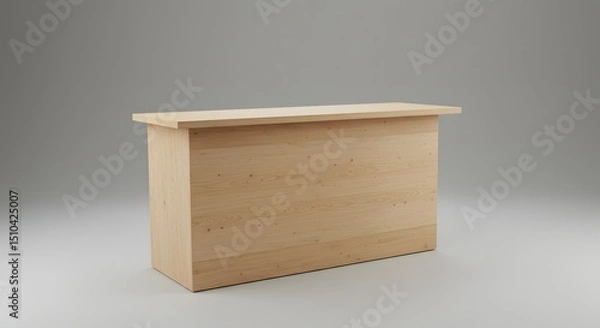 Obraz empty wooden box