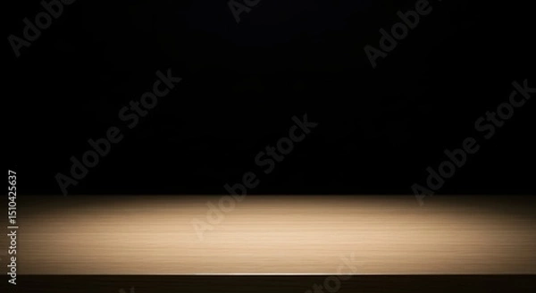 Obraz dark room with light