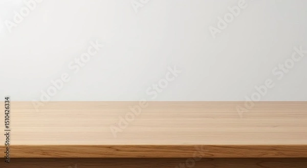 Obraz empty wooden table