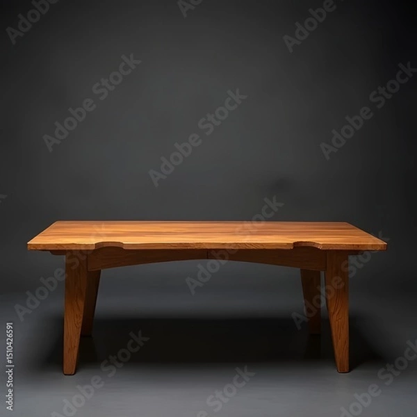 Obraz wooden table