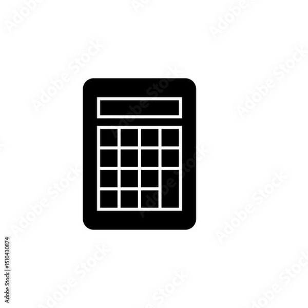 Fototapeta Startup Glyph Icon calculator
