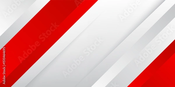 Obraz red white modern abstract background design