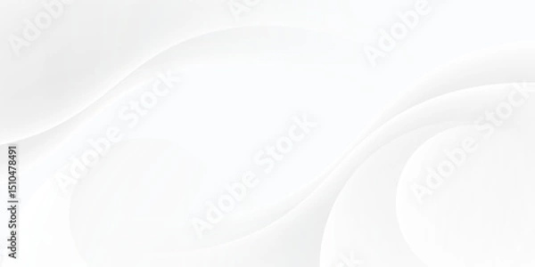 Fototapeta abstract white background with gradient color and artistic dynamic line decoration