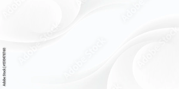 Obraz abstract white background with gradient color and artistic dynamic line decoration