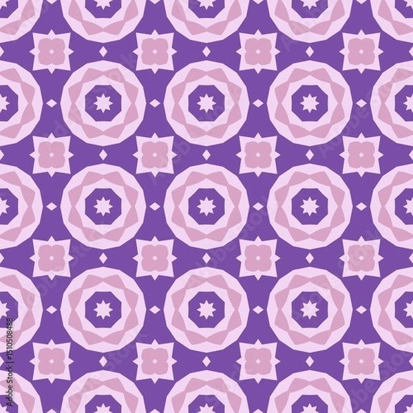 Obraz Harmony in Art Nouveau Seamless pattern
