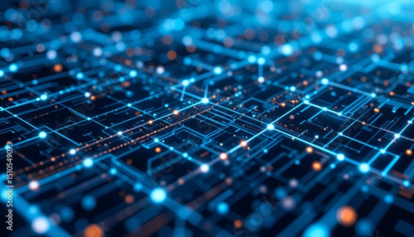 Obraz circuit board background