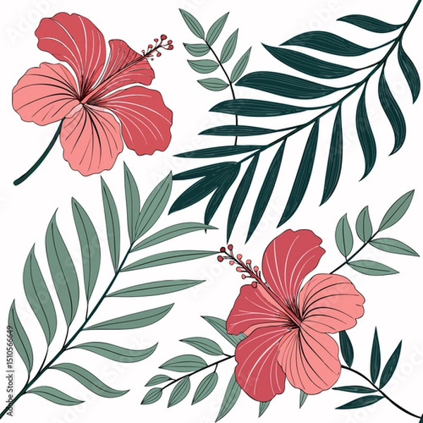 Obraz paisley floral pattern 