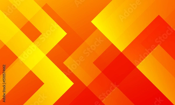 Fototapeta Orange abstract geometric background. Vector illustration