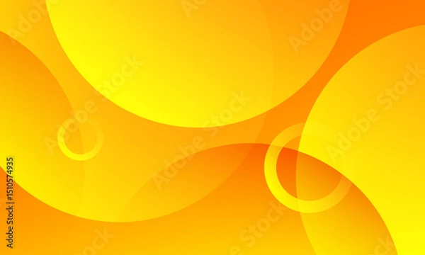 Fototapeta Abstract orange background with circles. Eps10 vector