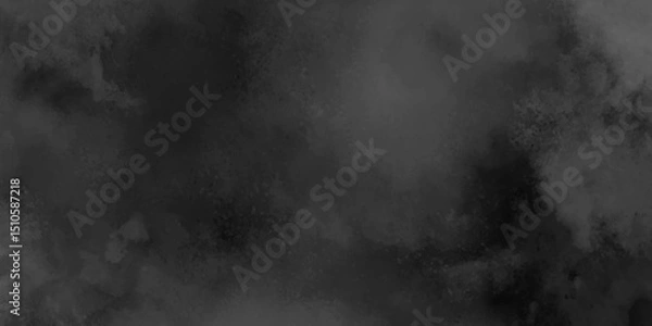 Fototapeta Abstract design with smoke on black overlay effect. Fog and smoky effect for photos and artworks. Modern and cloud paper texture design	
