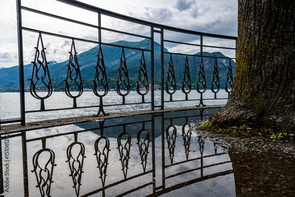 Obraz A view from Bellagio to lake Como