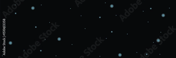 Fototapeta Abstract Teal Particle Dust Glimmering Dark Background Night Sky Space Starry Galaxy Nebula Cosmic Floating Glitter Light - Backgrounds - 4k High Quality