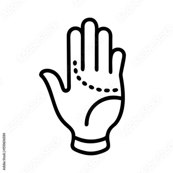 Obraz palmistry, icon