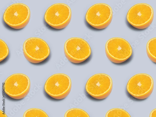 Obraz Orange fruits pattern