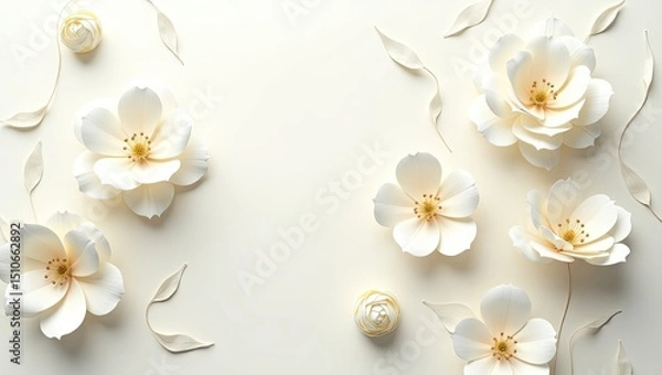 Obraz white orchid flower