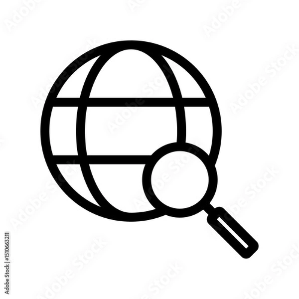 Obraz Globle icon design template SVG
