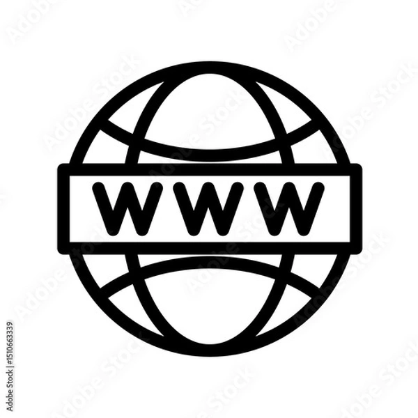 Obraz Globle icon design template SVG