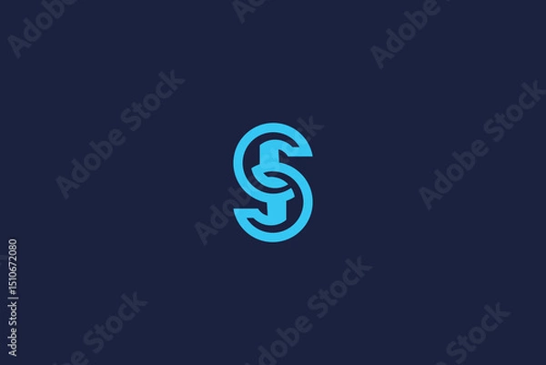 Obraz letter s logo icon concept vector logo design template elements