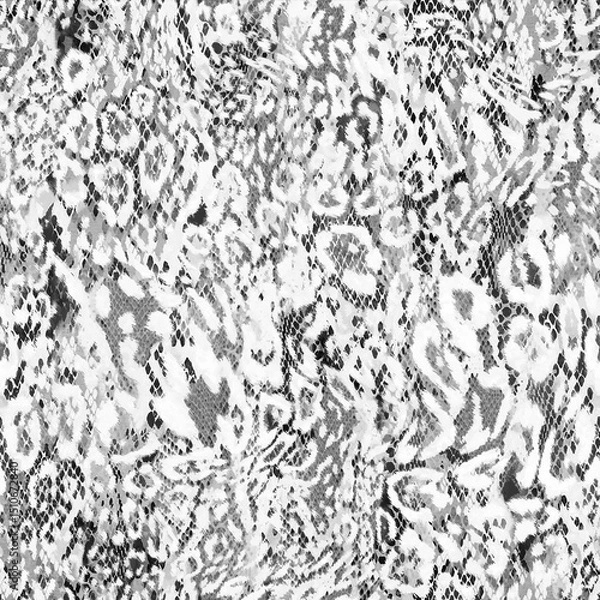 Fototapeta leopar ethnic pattern seamless beatiful