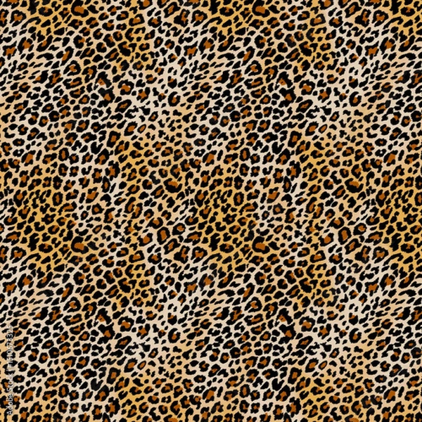 Fototapeta leopar ethnic pattern seamless beatiful