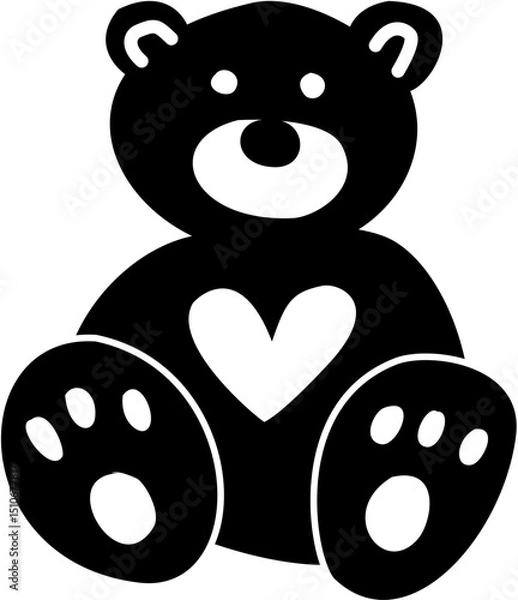 Obraz Doodle Teddy Bear