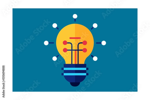 Obraz light bulb idea