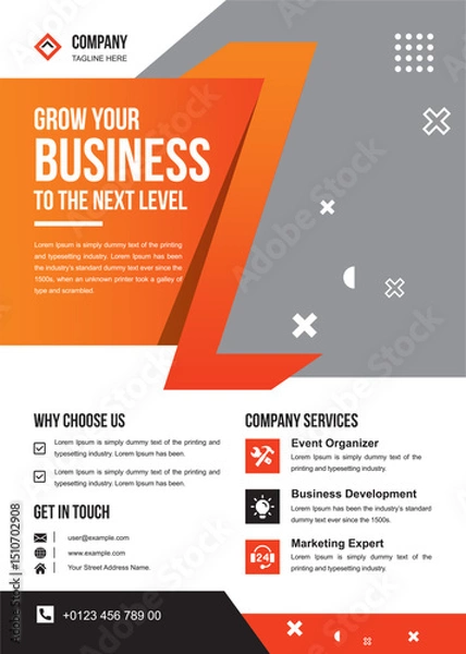 Obraz Business Flyer