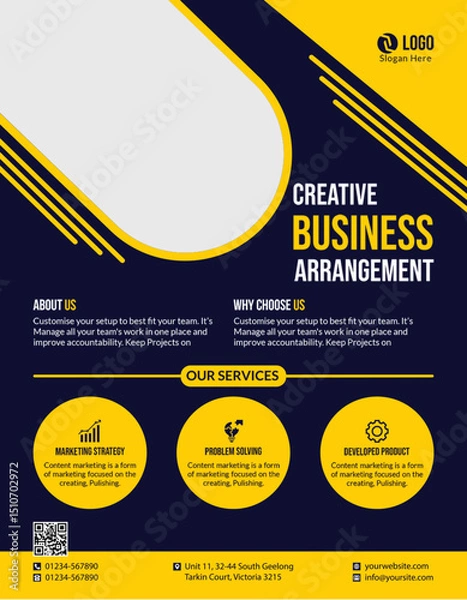Obraz Business Flyer