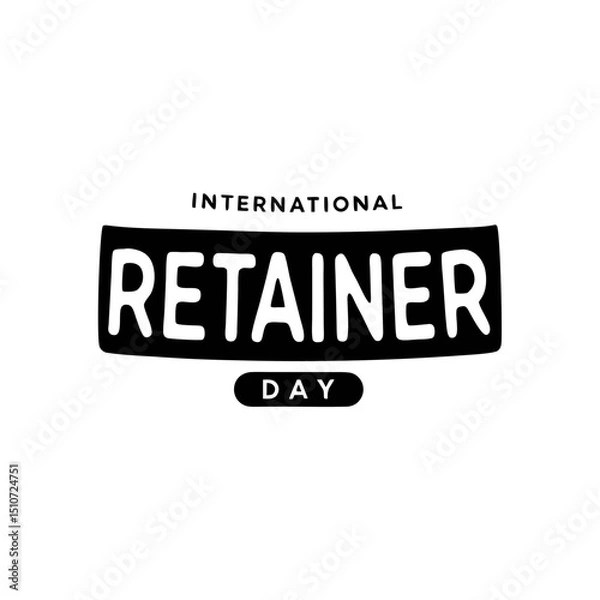 Obraz International Retainer Day Vector Illustration Banner Design