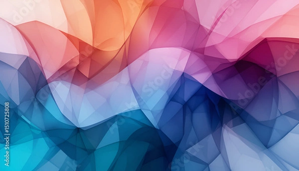 Obraz Abstract Colorful Swirls Background Texture Design featuring vibrant hues of blue, pink, and orange, ideal for modern graphic design projects.