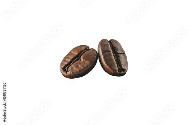 Obraz coffee beans isolated on white