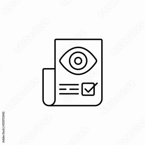 Obraz privacy policy icon sign vector