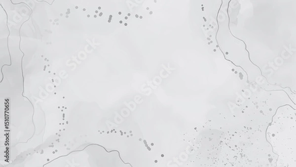 Obraz Elegant Grey Abstract Watercolor Background
