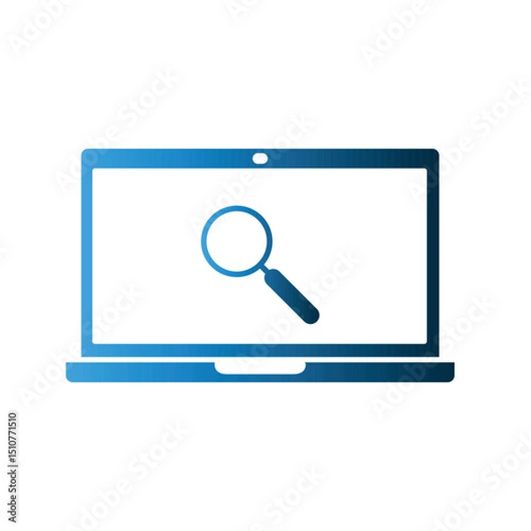 Obraz Laptop icon design template