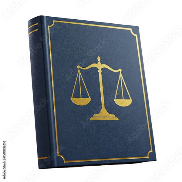 Obraz scales of justice on white background