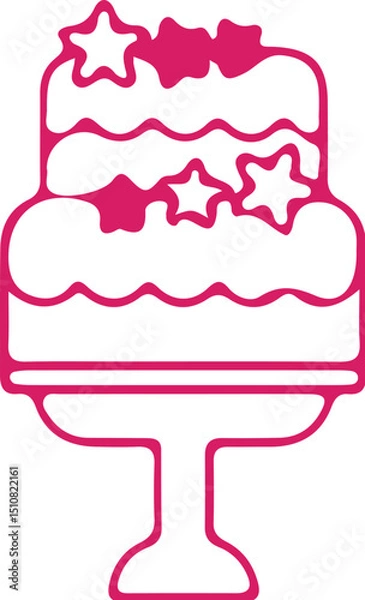 Obraz A creative partner for cake design ideas