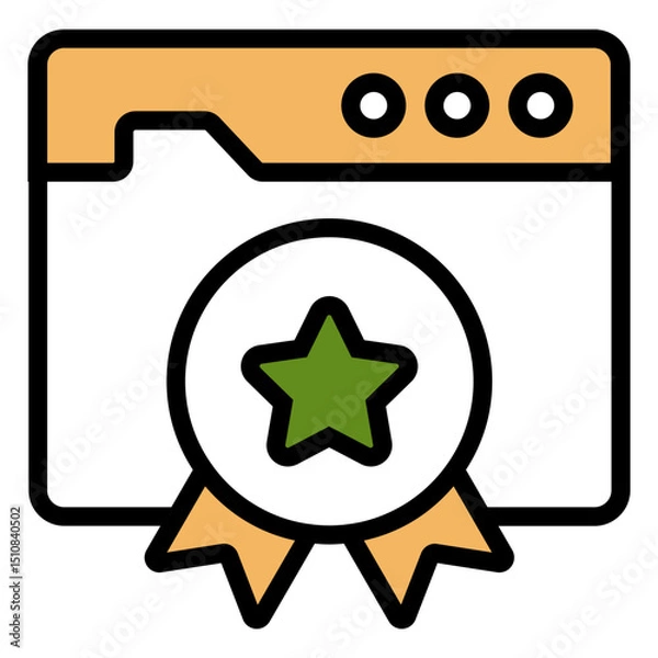Fototapeta Website icon set. Containing web design, internet, content, SEO, hosting, server, homepage and e-commerce icon. Solid icon collection. Vector Website Interface thin line icons. See Less
