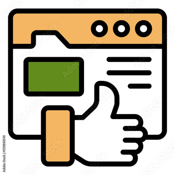 Fototapeta Website icon set. Containing web design, internet, content, SEO, hosting, server, homepage and e-commerce icon. Solid icon collection. Vector Website Interface thin line icons. See Less

