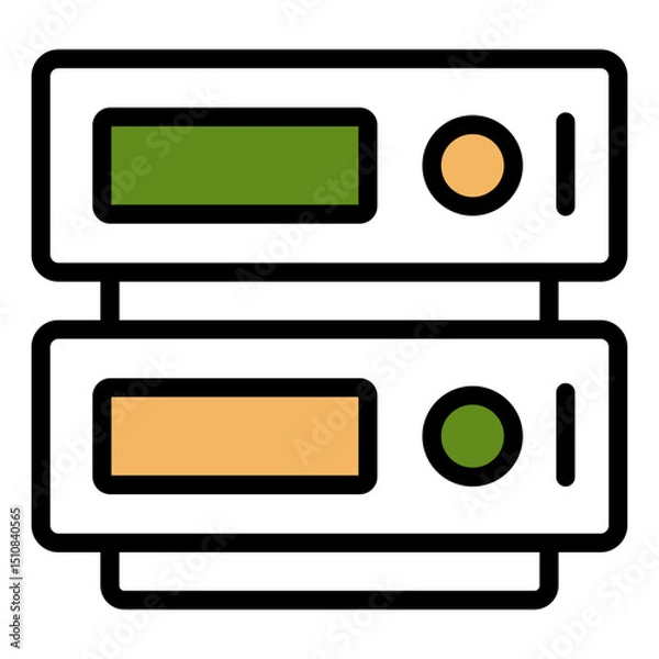 Fototapeta Website icon set. Containing web design, internet, content, SEO, hosting, server, homepage and e-commerce icon. Solid icon collection. Vector Website Interface thin line icons. See Less
